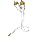 Кабель межблочный Inakustik Star MP3 Audio Cable, 3.5 Phone <> 2RCA, 7,5 м