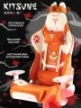 Игровое кресло компьютерное ZONE 51 KITSUNE текстиль, оранжевый