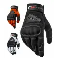 Перчатки мотоциклетные MOTEQ Twist 2.1, текстиль сетка, мужской(ие), черно-оранжевые