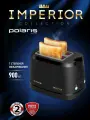 Polaris PET 0926 Тостер с поддоном, 2 тоста, черный