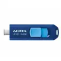 Флэш-накопитель A-Data UC300 64ГБ, USB3.2, синий, (ACHO-UC300-64G-RNB/BU)