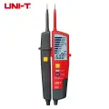 UNI-T UT18C UT18D тестер напряжения AC DC цифровой вольтметр зонд вольтметр последовательность фазы детектор непрерывности напряжения IP65