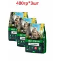 Mr.Buffalo ADULT STERILIZED сухой для кошек Лосось 400г (3 штуки)