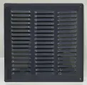 Решетка вентиляционная МВМ 250х250 металлическая, темно-серая RAL 7024