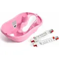 Комплект ванночка Ok Baby Onda Evolution розовый 14+подставка Barre Kit