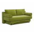 Диван еврокнижка Евро 130х190 см, кровать, прямой, раскладной, велюр Дрим эппл