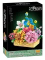 Конструктор Неувядающие цветы - 1113 деталей/совместим с Лего/ребенку