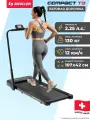 Беговая дорожка электрическая для дома, складная SWOLLEN Compact T9 (2.25 л. с. - до 130 кг - 12 км./ч. - 107 х 42 см)
