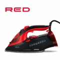 Утюг RED Solution RI-C283, керамика, 2400Вт, вертикальное отпаривание, красный