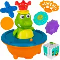 Игрушка для купания 6011 Крокодил с фонтанчиком в кор.