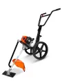 Газонокосилка колесная бензиновая PROFI БГК-520С, 2 кВт, 2-тактный двигатель, триммер на колёсах, катушка + фреза