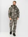Костюм тактический мужской демисезонный на флисе Huntsman Никс Люкс, ткань Alova Windblock, цвет лабиринт (р.48-50/182-188)