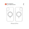 Чехол COMMO Hoop для Apple iPhone 16 Plus с поддержкой беспроводной зарядки, White