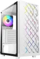Корпус Azza Spectra белый без БП ATX 7x120mm 2x140mm 2xUSB2.0 1xUSB3.0 audio bott PSU