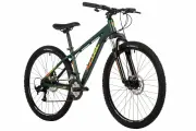 Велосипед взрослый горный FOXX 26 AZTEC скоростной, зеленый, размер 14
