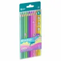 Карандаши цветные 12 цветов Berlingo SuperSoft. Pastel (L=180мм, d=3.2мм, 6гр, пастель) пвх-упаковка (SSP0112), 12 уп.