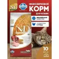 Cухой корм для кошек Farmina 10кг N&D Ancestral Grain НД Низкозерновой С курицей, овсом и гранатом для взрослых кошек Фармина