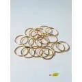 Кольца на карниз для штор, 100% латунь, 44 мм, 20 шт, для рукоделия и макраме, Varman.pro