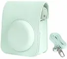 Чехол/сумка для фотоаппарата Instax Mini 12, Mint Green, полиуретан, с ремнём