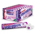 Жевательная резинка MENTOS Pure Fresh Виноград 15.5г, 24 шт. в уп.