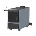 Котел твердотопливный стэн Каракан 12 ТПЭ 3 12 квт, с плитой