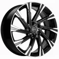 Колесный диск Khomen KHW 1901 7.5x19 5*108 ET36 DIA65.1 Black-FP