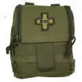 Комплект 3шт Rhino Rescue Тактическая универсальная сумка-аптечка наполненная 14 предметов первой SOS помощи/медицинская/боевая/IFAK TRD HWJB0037