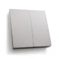 Кнопка-выключатель беспроводной FERON, TM82 230V, 500W, двухклавишный, серебро