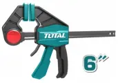 Струбцина Total THT1340601 Industrial, пистолетная, 63*150мм