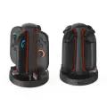 Зарядная станция для JoyCon Nintendo Switch 2 с индикацией и хранилищем игровых карточек