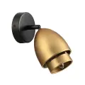 8001/1W MODERNI LN25 166 черный/античное золото металл/металл Настенный светильник Е14 40W 220V AVRORA Lumion