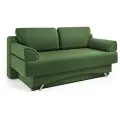 Диван-кровать раскладной, Евро 130 , пружинный блок, еврокнижка, зеленый