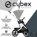 Прогулочная коляска Cybex Talos S Lux, цвет Stone Grey SLV (Серый), артикул производителя 524002439