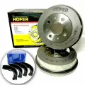 Барабан тормозной задний Lada 2108-2115, Калина, Приора, Гранта чугун HF 144 806 HOFER пара