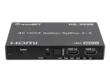 Коммутатор, усилитель распределитель IconBIT [HS-2505] 2х4, поддержка 4K60