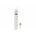 Power Cube SPG-B-6-WHITE сетевой фильтр-удлинитель 1.9 м на 5 розеток белый для дома
