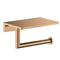 Бумагодержатель для ванной Timo Saona 13043/19, латунь, цвет розовое золото