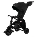 QPlay NOVA Plus, детский трехколесный велосипед от 10 месяцев до 3-4 лет, цвет Black (складной руль)