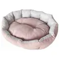 Лежанка для собак и кошек AntePrima JetSet, розово-серый, 85х70см (Италия)