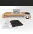 Подставка настольная для монитора, ноутбука, принтера, под монитор, iMac, Mac, ТВ, бамбук, STM, MS100B