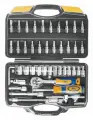 Набор инструмента 1/4Dr 46 предметов (пластиковый кейс+блистер)