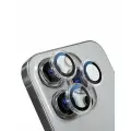 BlueO стекло для iPhone 16 Pro/16 Pro Max, Camera lens Acrylic frame 3 шт. Clear (+installer)
