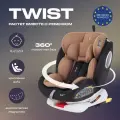 Автокресло детское Rant basic Twist 0-36 изофикс поворотное 360 (beige)