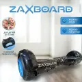 Детский гироскутер с ручкой Zaxboard ZX-6 BASE LED 6.5 дюймов с 6 лет (White Flash)