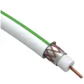 ЭРА Кабель коаксиальный SAT 703 B, 75 Ом, Cu/(оплётка Cu 75%), PVC, цвет белый, бухта 100 м (Б0044612)