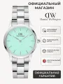 Наручные часы Daniel Wellington, серебряный, бирюзовый