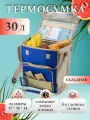 Термосумка (сумка-холодильник) Biostal Кемпинг, TC-30B, синий, 30 л
