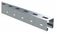 Профиль С-образный перфорир. 41х41 L3000 сталь 1.5мм LAS DKC BPL4130