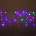 Гирлянда для улицы бахрома ш3м* в40/60см 100 ламп LED, прозр. пров, 8 реж, IP-54, Мультицвет (возможность соединения)