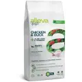 ALLEVA Корм HOLISTIC для средних щенков курица и утка 12 кг